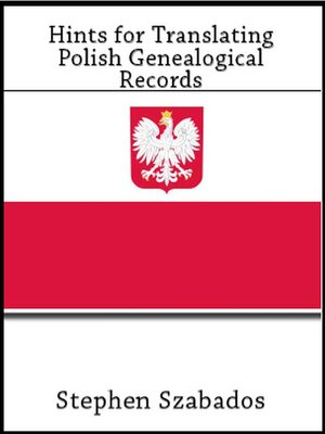 cover image of Hints for Translating Polish Genealogical Records